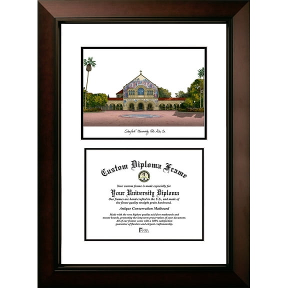 Campusimages CA932LV Stanford University Legacy Scholar Diploma Frame