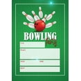 thumbnail image 2 of Bowling Party Invitations - 25 Invites with Envelopes - Bowling - B15238, 2 of 5