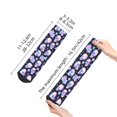 thumbnail image 4 of Pofeuu crystal flower Skull Print 30cm Socks, Adult Running Hiking Socks for Youth and Adult, 4 of 7
