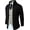 Black, variant on Iceglad Mens Long Sleeve Stand Collar Cardigan Sweaters Button Down Cable Knitted Sweater