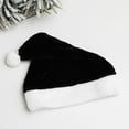 thumbnail image 5 of Adult Kids Short Plush Christmas Hat Thicken Assorted Colors Santa Claus Cap for Christmas New Year Party Holiday Gifts, 5 of 8
