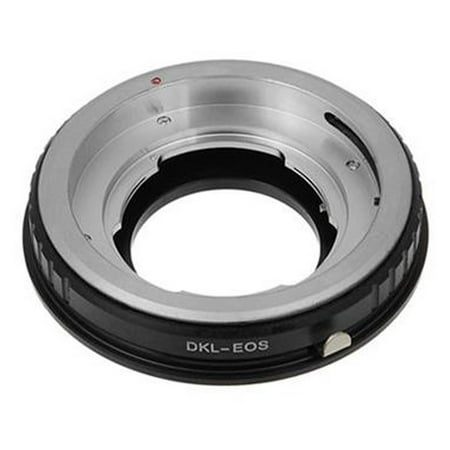 Fotodiox Mount Adapter for DKL Lens to Canon EOS EF-Mount Camera No Focus Confirmation Chip