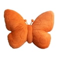 thumbnail image 1 of Cojín decorativo de mariposa, cojín de animal, multifuncional, novedoso, elegante y cómodo. Naranja, 1 of 9