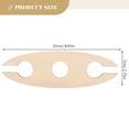 thumbnail image 2 of AURARMLET 3pcs Bottle Display Rack for Adults in Khaki Wood for Coffee Shops, 2 of 6