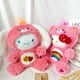 thumbnail image 3 of Peluche de Hello Kitty Cinnamoroll My Melody Kuromi para temporada de graduación, muñeco de peluche suave de dibujos animados de anime, para habitación, cama, juguete kawaii, 3 of 3
