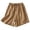 Coffee, variant on Yoga Shorts Women Casual High Waist Wide Leg Elastic Waistband Drawstring Skorts for Woman,Black,M