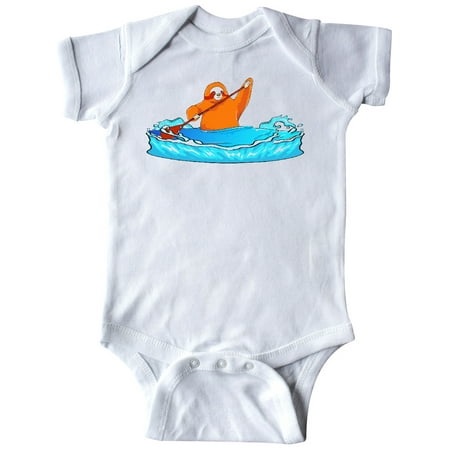 

Inktastic Kayaking Sloth Kayak Gift Baby Boy or Baby Girl Bodysuit