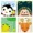 Multicolor-F2, variant on 4 Paint by Numbers for Kids DIY Paint Set for Girls Boys Adults Beginner Crafts Acrylic Oil Painting by Number Kits Perfect for Gift Decor 20cmx20cm (4PCS-2)