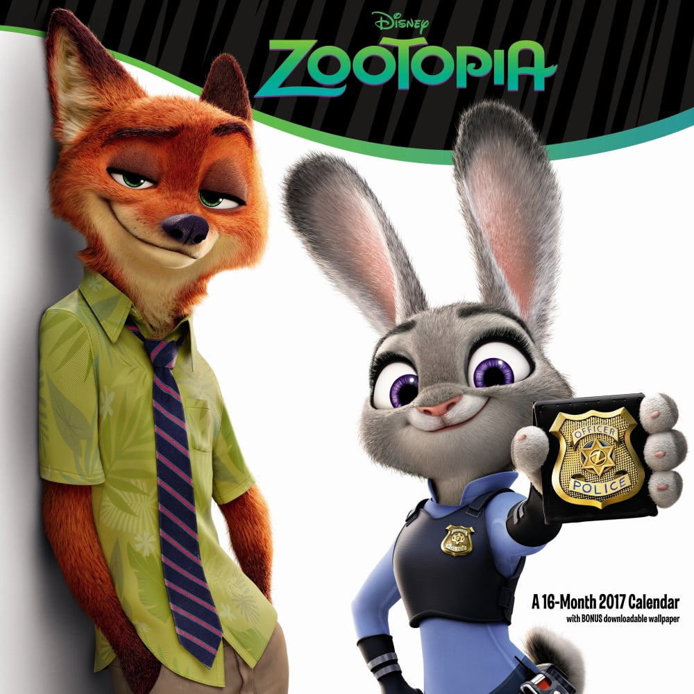 Zootopia Wall Calendar, 2017 Kids Movies by ACCO Brands - Walmart.com