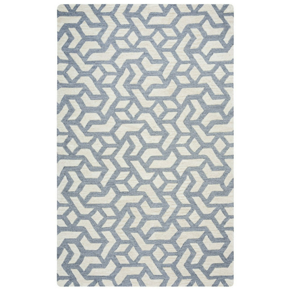 Rizzy Home Off White Runner Rug In Wool 2'6" x 8'