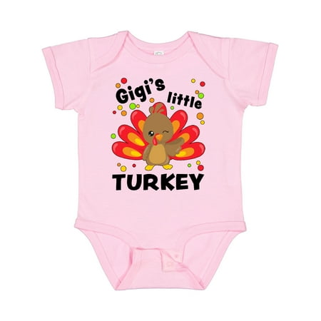 

Inktastic Gigi s Little Turkey Gift Baby Boy or Baby Girl Bodysuit