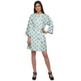 thumbnail image 1 of Moomaya Peignoir Court pour Femmes Grande Taille Peignoir en Coton Imprimé Vêtement de Nuit Léger, 1 of 6