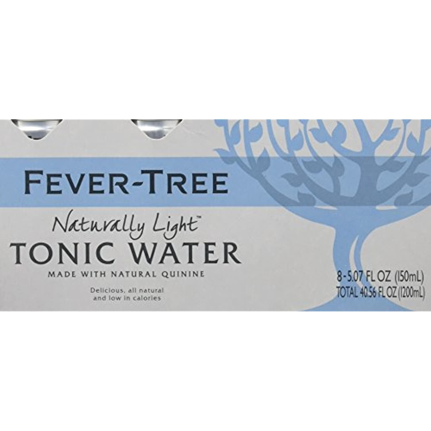 FeverTree Naturally Light Tonic Water, 5.07 Fl Oz (Pack Of 8)