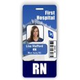 thumbnail image 3 of shiyou-RN Badge Buddy Graphiques de Conversion Verticale avec Hauteur et Poids (Bleu Marine), 3 of 4
