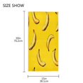 thumbnail image 3 of Bath Towel Single-Sided Printed Highly Absorbent Soft Quick Towel for Bathroom Spa Gym & Sports Banana Of Vector, 3 of 5