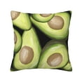 thumbnail image 1 of Square Throw Pillow Covers with Core, Avocado Oil Painting Pattern Pillows for Sofa Beds, 16"x16", 1 of 9