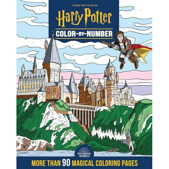 Pre-Owned Harry Potter Color-by-Number, 9781667206325, 166720632X, Paperback,