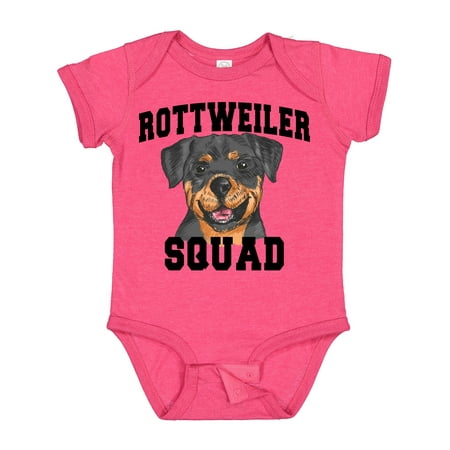 

Inktastic Dog Rottweiler Squad Gift Baby Boy or Baby Girl Bodysuit