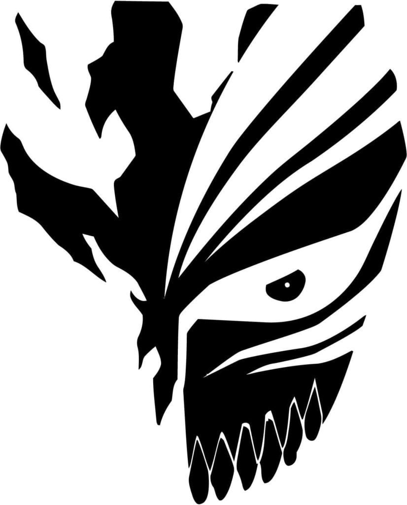 Bleach Inspired Decal Sticker | 6.5-Inches By 5.2-Inches | Black Vinyl -  Walmart.com