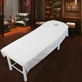 thumbnail image 3 of GUOOL 10Pcs Reusable Massage Table Sheet with Elastic Band Salon Couch Cover White, 3 of 9