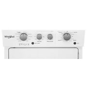 Whirlpool 3.5 Cu. Ft. Stacked Electric Laundry Center with 9 Wash Cycles and AutoDry System, White