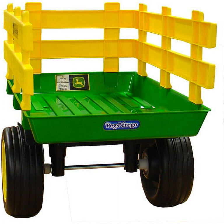 Peg Perego John Deere Stake Side Trailer Walmart
