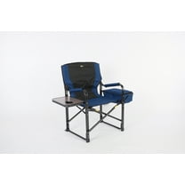 Faulkner FLK-49581 El Captain Director Chair with Cooler Bag - Blue