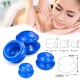 thumbnail image 1 of Sarkoyar 4Pcs Corps Massage Absorbeur d'Humidité Anti Cellulite Vide Silicone Ventouse Tasse, 1 of 6