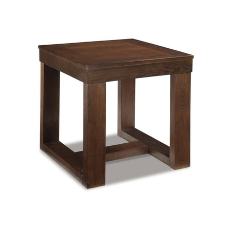 UPC 024052029857 product image for Signature Design by Ashley Watson Classic Oversized Square End Table  Dark Brown | upcitemdb.com