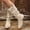 Beige1, variant on Mid Calf Boots for Women, Fashion Zip up Low Heel Non Slip Winter Boots Black Size 6.5