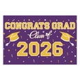 thumbnail image 1 of Graduation Decorations, Ngxiha 2026 Graduation Decorations Congrats Grad Decor with Backdrop for Grad Party Decorations, 1 of 9