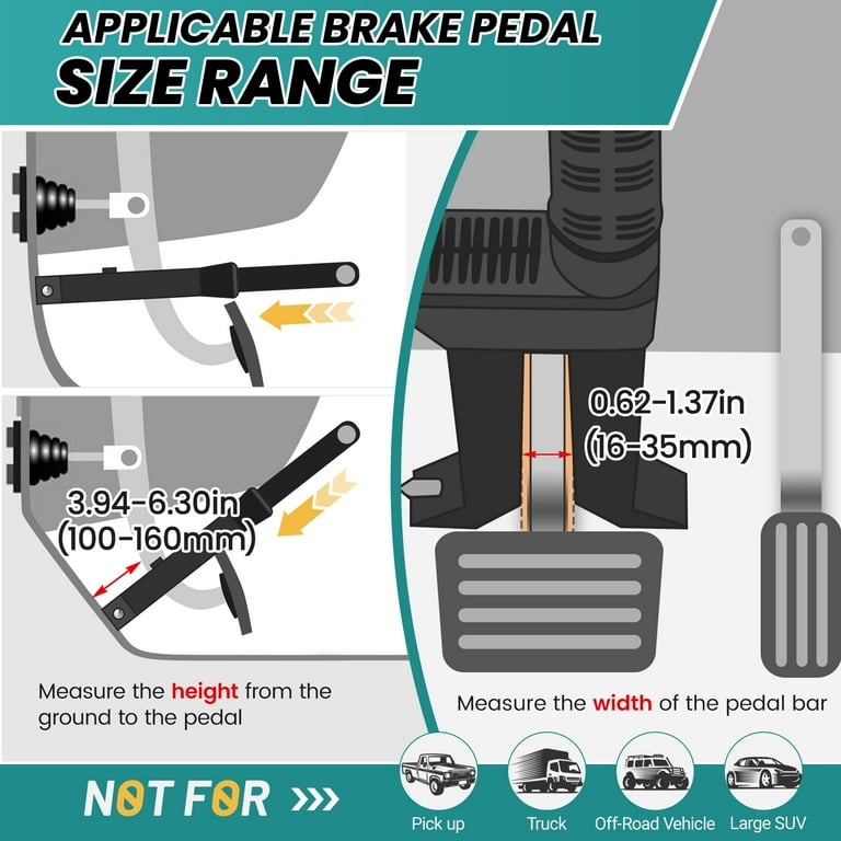 Brake Pedal Lock, Anti Theft Car Device Clutch Lock, Automotive