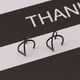 thumbnail image 4 of GOOHOCHY 6 pares de pendientes sencillos de metal a la moda para hombre y mujer, sin perforar, color negro, 4 of 7