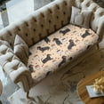 thumbnail image 3 of ZUXONGSY Dachshund Sofa Cushion Cover Outdoor Patio Couch Cushion Protector Cover 3 Seater Spandex Couch Seat Cushion Slipcover Dust Cover Gifts for Friends and Family, 3 of 5