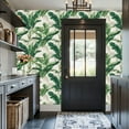 thumbnail image 3 of Peel and Stick Wallpaper 17.7in x 9.8ft Tropical Greenery Palm Leaves Vibrant Foliage Contact Paper Vinyl Waterproof Self Adhesive Wall Paper for Bedroom Shelf Cabinet Renter Friendly, 3 of 8