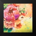 thumbnail image 2 of Pinto, Patricia 20x20 Black Modern Framed Museum Art Print Titled - Beautiful Bouquet of Peonies I, 2 of 5