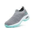 thumbnail image 1 of STQ Walking Shoes For Women With Arch Support Slip Resistant Work Shoes Comfort Slip On Sock Sneakers, 1 of 4