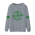 thumbnail image 6 of St Patricks Day Shirt Women Prone To Shenanigans Graphic Holiday Casual Pullover Comfort Colors Sweatshirt, 6 of 6