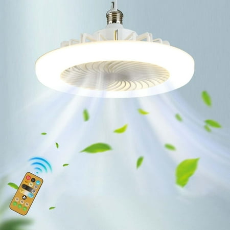

Tbslaqlo Ceiling Fan With Lights Enclosed Fan Light Remote Control Ceiling Light With Fan Hidden Electric Fan Delier Intelligent Ceiling Light With Fan For Bedroom Kitchen Living Room Cl