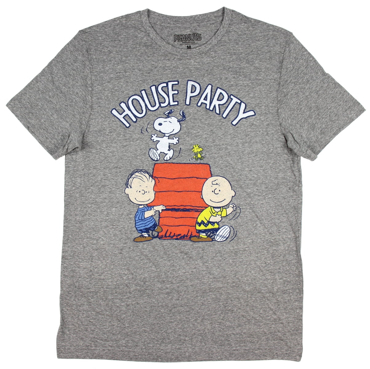 Peanuts Snoopy Dog House Classic Comics Cartoon Charlie Brown Unisex Tee T-Shirt 