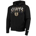 thumbnail image 2 of Men's Starter Black New Orleans Saints Throwback Perfect Season Full-Zip Hoodie Jacket, 2 of 3