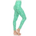 thumbnail image 2 of White Mark Leggings Léopard Super Doux pour Femmes, 2 of 5