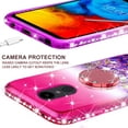 thumbnail image 4 of LG Stylo 5 Case, Ring Stand Liquid Floating Quicksand Bling Phone Cover - Hot Pink, 4 of 4