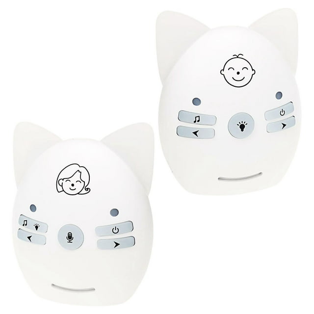 Monitor inalámbrico para bebés, transmisión sensible al Audio Digital , conversación bidireccional, Cry Voice, enchufe . U Enchufe blanco de EE. UU.