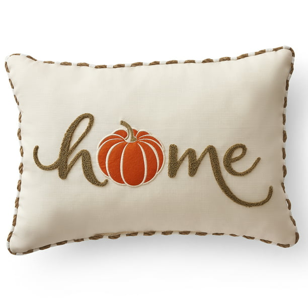 Better Homes Gardens Pumpkin Home, Outdoor Oblong Throw Pillows