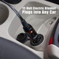 thumbnail image 3 of Manta eléctrica con calefacción, 12 V, 3 niveles de calefacción, 45 minutos de apagado automático para el hogar y el coche, 3 of 4