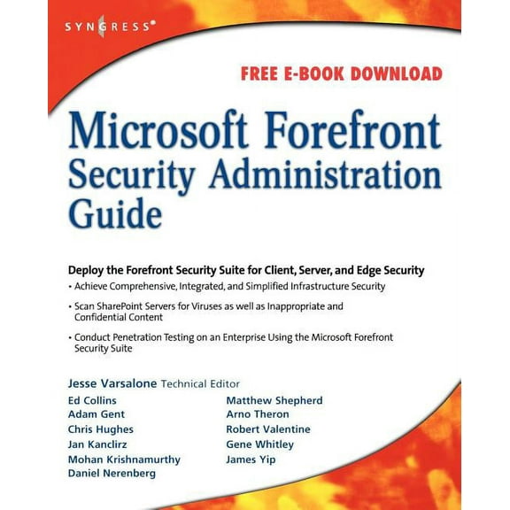 Microsoft Forefront Security Administration Guide, (Paperback)
