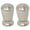Brushed Nickel, variant on Urbanest Torrent Lamp Finial – 1-13/16 Inch Tall, Brushed Nickel – Decorative Lamp Shade Finial for Table & Floor Lamps- 1 Piece