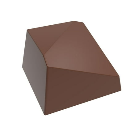 

Chocolate World 1559 Clear Polycarbonate Candy Mold with 24 Irregular-Square Cavities 24.4mm x 24.4mm x 14.5mm High