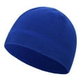 thumbnail image 2 of Men Winter Solid Color Fleece Cap Outdoor Climbing Cycling Windproof Beanie Hat, 2 of 8